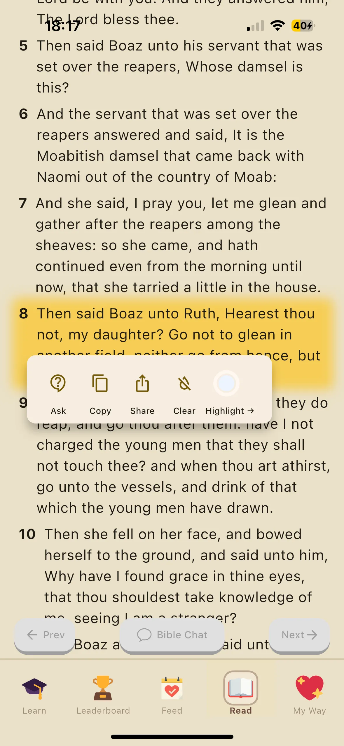 AI Bible Assistant - Instant Scripture Answers - Bible Way App Feature